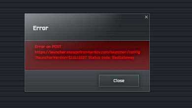 Tarkov Bad Gateway Error
