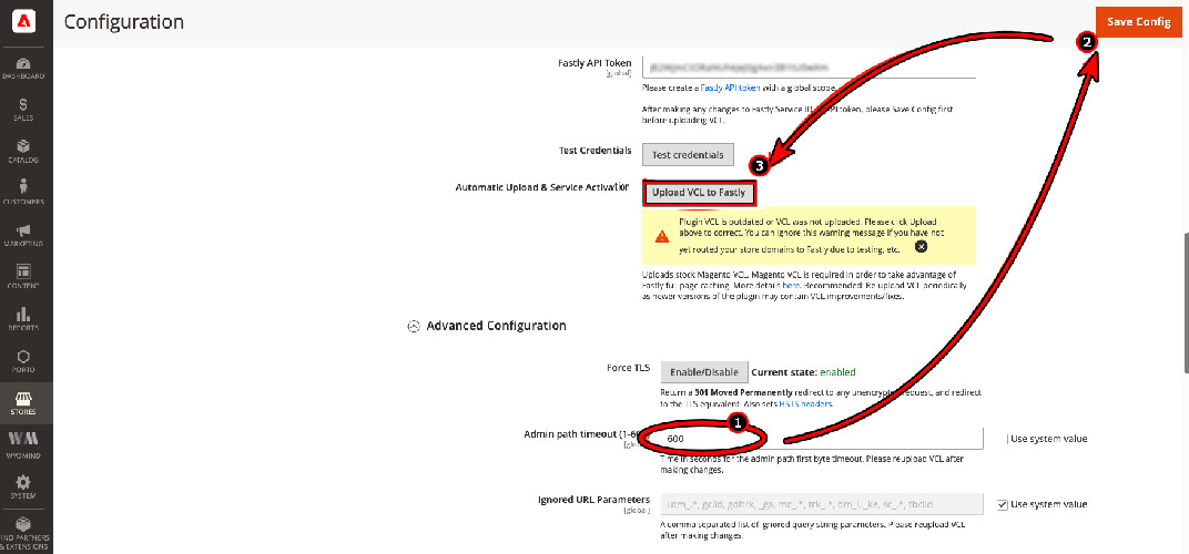 Upload VCL to Fastly