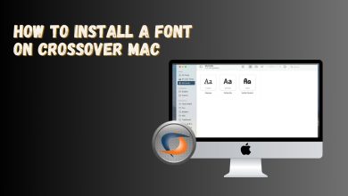 How to install a font on CrossOver Mac